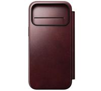 Nomad Goods Étui portefeuille iPhone 17 Pro Max Cuir Horween MagSafe Bordeaux