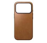 Nomad – Coque iPhone 17 Pro – Cuir pleine fleur – Protection robuste – MagSafe – English Tan