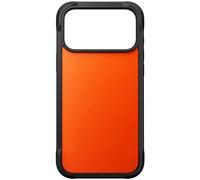 Nomad Goods Coque iPhone 17 Pro Max MagSafe, cadre renforcé en TPU, antichocs Noir/Orange
