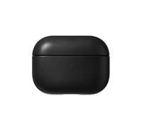 Coque pour Airpods Pro 2 Modern Leather Robuste avec Point d'Attache Noir