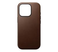 NOMAD Coque en Cuir Moderne iPhone 16 Pro - Marron