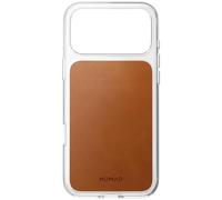 NOMAD Coque en cuir transparent pour iPhone 18 Pro Max avec selle Horween - Coque transparente pour iPhone 18 Pro Max, iPhone 18 Pro Max compatible avec MagSafe - Protection contre les chutes de 2,4 m