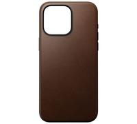 Nomad Coque Modern en Cuir pour iPhone 15 Pro Max Marron foncé