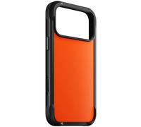 Nomad Goods Coque iPhone 17 Pro Max MagSafe, cadre renforcé en TPU, antichocs Noir/Orange