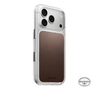 Nomad Coque Transparente en Cuir Horween iPhone 18 Pro Rustic Brown - NM017774858