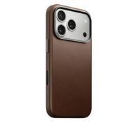 Coque pour iPhone 17 Pro MagSafe en Cuir Traditional Antichocs Marron