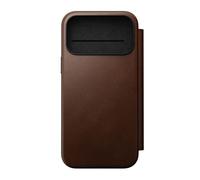 Nomad Goods - Étui portefeuille Série Modern pour iPhone 17 Pro Max MagSafe cuir Marron