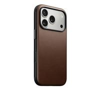 Nomad Goods Coque Modern Leather iPhone 17 Pro – MagSafe Antichocs – Marron