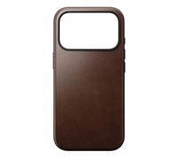 Nomad Étui moderne en cuir pour iPhone 17 Pro - Horween marron rustique