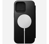 Nomad Coque Portefeuille Moderne en Cuir iPhone 16 Pro - Noir - NM01680185