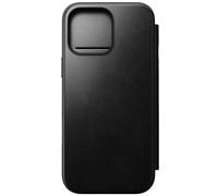 NOMAD - Étui portefeuille en cuir moderne - iPhone 16 Pro Max | Noir | Horween