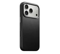 Nomad Étui Traditionnel en Cuir Noir Compatible avec iPhone 17 Pro Étui de téléphone Compatible avec Chargeur Magsafe pour iPhone 17 Pro
