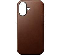 Nomad, iPhone 16 Étui en cuir antichoc compatible MagSafe, Marron