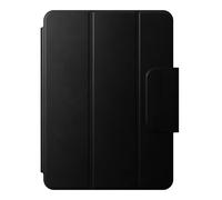 Étui Folio pour iPad Pro 11" (2024 / 2025 - M4 / M5) en Cuir avec Support Nomad Noir Noir