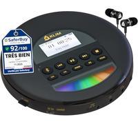 Nomad Lecteur CD Portable Bluetooth - Batterie Longue Durée - Radio FM TF