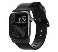 Nomad Modern bracelet en cuir Apple Watch 42mm / 44mm / 45mm / 49mm Noir - NM1A41BM00