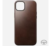 Nomad Modern Leather Case coque de protection pour téléphones portables 17 cm (6.7 ) Housse Marron Apple iPhone 15 Plus