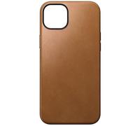 Coque Modern en Cuir pour iPhone 15 Plus Marron clair
