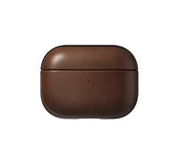 Coque pour Airpods Pro 2 Modern Leather Robuste avec Point d'Attache Marron