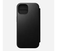 Étui Folio pour iPhone 15 Magsafe avec Porte-cartes en Cuir Moderne Noir