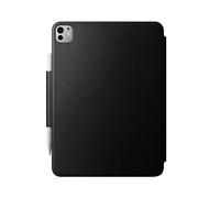 NOMAD Modern Leather Folio | pour iPad Pro | Étui en cuir véritable robuste avec cadre en fibre de verre | Convient pour iPad Pro 11 M4 (2024) | Noir