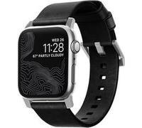 Nomad Modern Strap - Bracelet de montre pour montre intelligente - 150 - 210 mm - matériel argenté - pour Apple Watch Hermès Series 9, SE 3, Series 10, Series 11, Series 9, Ultra 2, Ultra 3 G