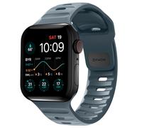 Nomad Nomad Bracelet Sport FKM Watch Series 1 t/m 11 / SE / Ultra (44/45/46/49 mm) Marine Blue Bleu foncé