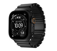 Nomad Goods Bracelet Stratos Sport renforcé pour Watch 49mm Fermoir magnétique Noir