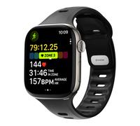 Nomad Goods – Bracelet Tempo en silicone pour Watch 44/45/46/49 mm Wide fit Noir