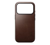 Coque en Cuir Moderne Nomad iPhone 17 Pro - Marron Rustique Horween - NM014292858