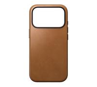 Nomad – Coque iPhone 17 Pro – Cuir pleine fleur – Protection robuste – MagSafe – English Tan