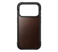 Nomad Nomad Coque Rugged Horween Leather iPhone 17 Pro Rustic Brown Marron