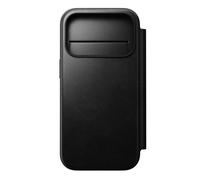 Nomad Nomad Étui de style livre folio moderne en cuir Horween avec MagSafe iPhone 17 Pro Noir Noir
