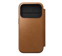 Nomad Nomad Étui de télephone portefeuille Modern Leather Folio iPhone 17 Pro English Tan Brun clair