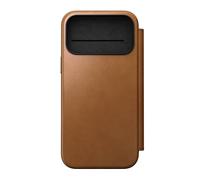 Nomad Nomad Étui de télephone portefeuille Modern Leather Folio iPhone 17 Pro Max English Tan Brun clair