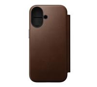 Nomad Goods Étui Portefeuille pour iPhone 17 MagSafe Cuir Série Modern Marron