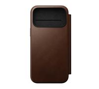 Nomad Goods - Étui portefeuille Série Modern pour iPhone 17 Pro Max MagSafe cuir Marron