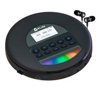 Nomad - Nouveauté - Lecteur CD Portable - Batterie Intégrée Longue Durée - avec Écouteurs - Compatible CD-R, CD-RW, MP3 - Noir Bleu