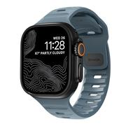 Nomad Nomad Bracelet Sport FKM Watch Series 1 á 10 / SE / Ultra (2) (44/45/46/49 mm) Marine Blue Bleu foncé