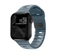 Nomad Nomad Bracelet Sport FKM Watch Series 1 t/m 11 / SE / Ultra (44/45/46/49 mm) Marine Blue Bleu foncé