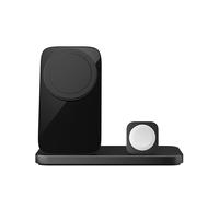 Nomad Stand One Max V4 MagSafe Qi2.2 Chargeur 25 W I Chargeur sans fil 3 en 1 pour iPhone, Apple Watch et AirPods (Carbide)
