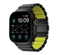 Nomad Stratos Bracelet Titane Apple Watch 44/45/46/49 mm Noir/Volt - NM011130858