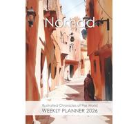 Nómada 2026-2027: 13-Month Planner with Watercolors of International Destinations | Planner for Travelers and Culture Lovers (English VErsion)