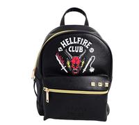 Nomadict Sac à Dos Fashion Gaming Stranger Things Helfire club - Inclus Pochette de rangement compatible pour console - Licence officielle Stranger Things