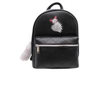 Nomadict Sac à Dos Fashion Gaming Kitsune noir - Inclus Pochette de rangement compatible pour console - Licence officielle Japan Culture