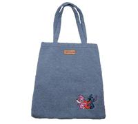 Nomadict Tote Bag Stitch Angel Blue - Sac fourre-tout pour l'école, le shopping, le travail - 41 cm x 36 cm - Licence officielle Disney