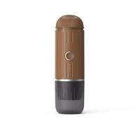 Nomaduo by Evergreen-2 en 1 Machine à café expresso électrique portable, Auto-chauffante avec Charge USB-C, Compatible Café Moulu & Capsules NS - Idéale pour Camping, Voyage, Randonnée (Brun Café)