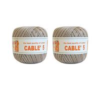 Nombre 2 pelotes CABLE' 5, 100% pur coton égyptien Makò - gr.50 = mt.175 Cad.