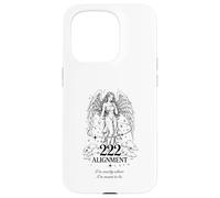 Nombre d'ange 222 Alignement Numérologie Angelcore céleste Coque pour iPhone 15 Pro