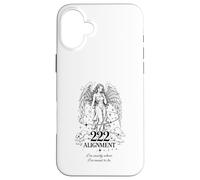 Nombre d'ange 222 Alignement Numérologie Angelcore céleste Coque pour iPhone 16 Plus